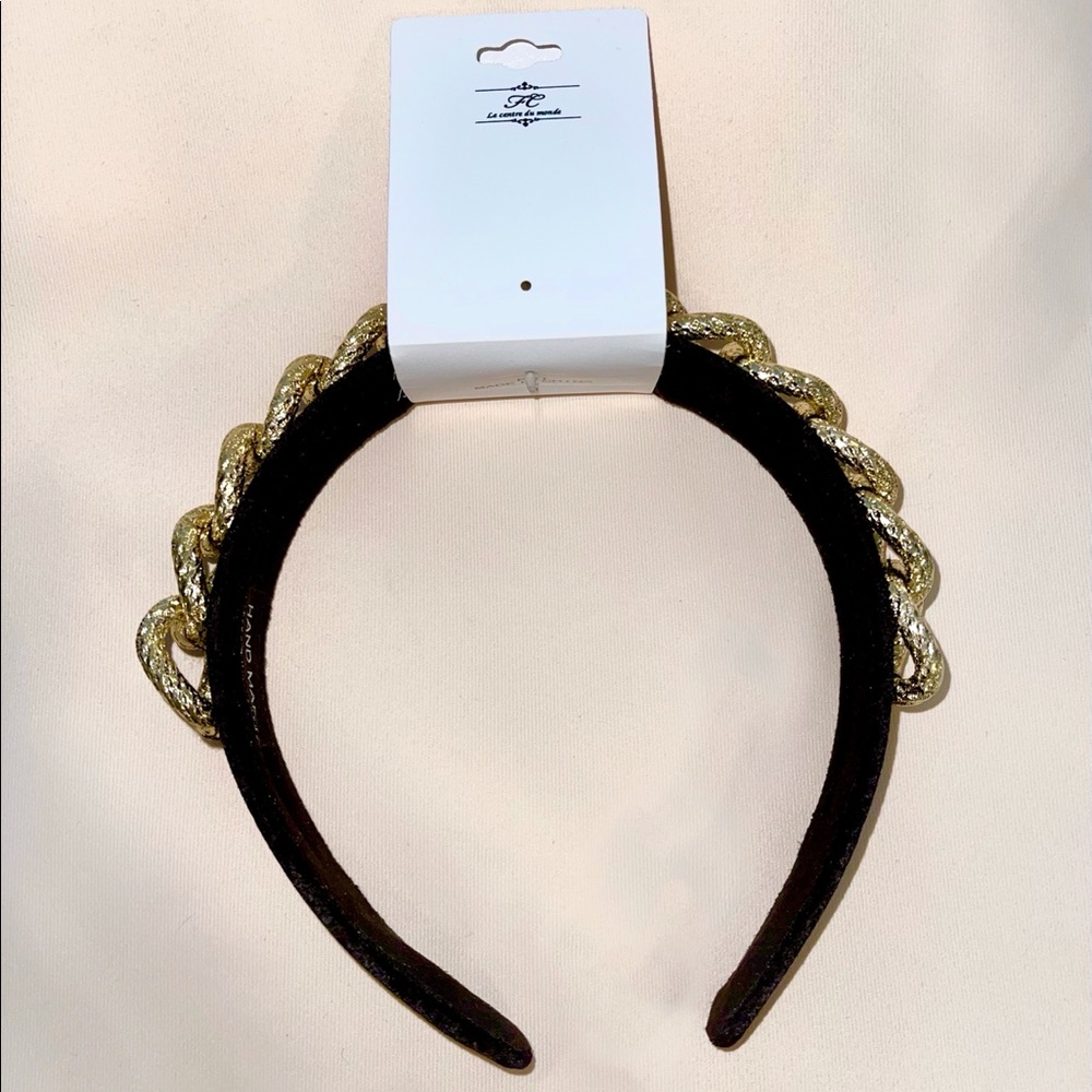 Black & Gold Headband